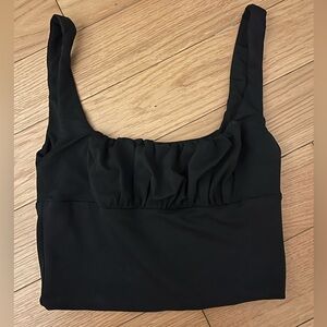 Black Crop Top